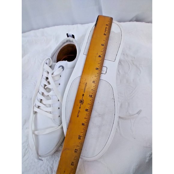 Superdry Men's Truman White Sneakers Lace Up Size US 10 UK 9 PREOWNED - Picture 2 of 16